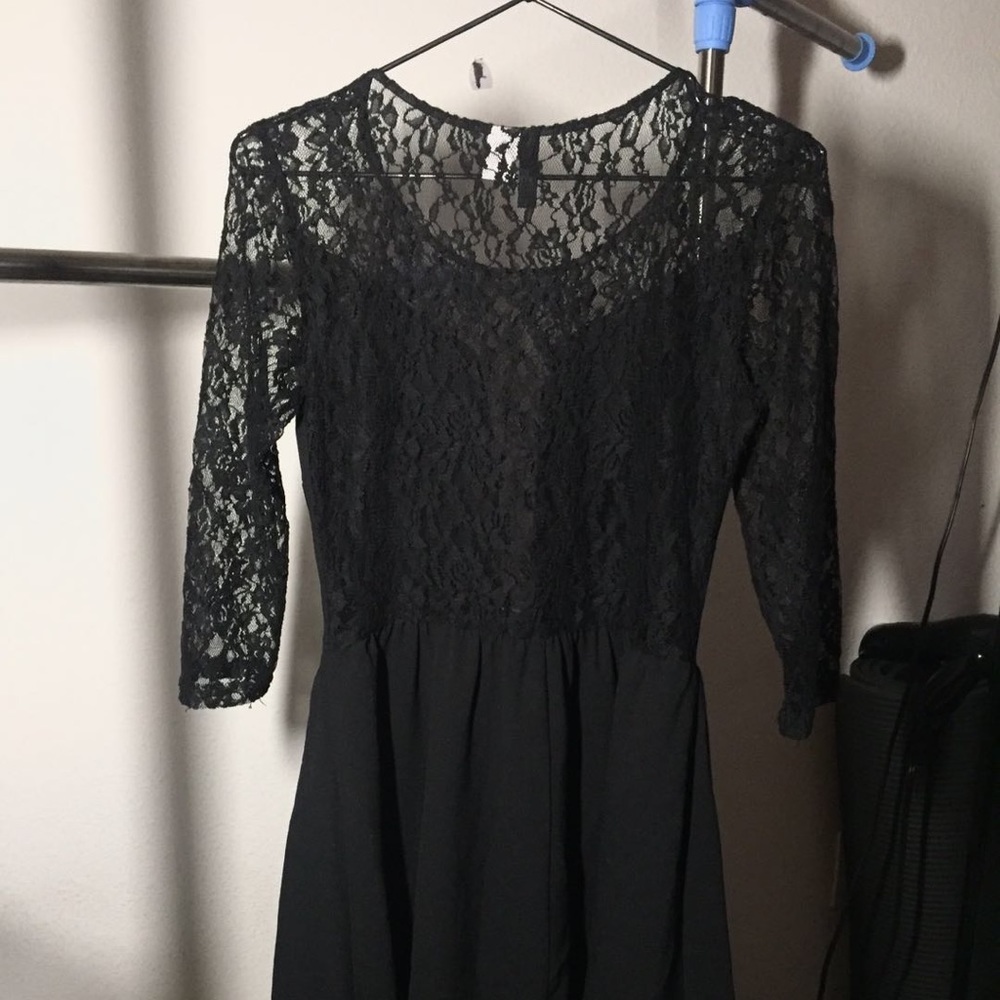 Black Lace Dress